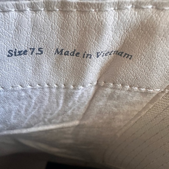 Dolce Vita Martey H2O  Boots Ivory Leather Size 7.5 - Picture 6 of 10